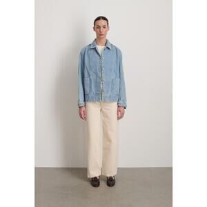 B Sides Bec Boxy Denim Jacket - M - Super Light Vintage